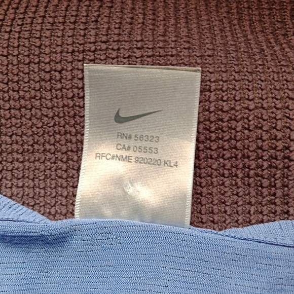 Nike | Dri-fit Sleeveless Blue Textured Shell Sz S(4-6) - Picture 9 of 10